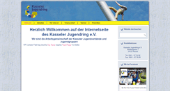 Desktop Screenshot of kasselerjugendring.de